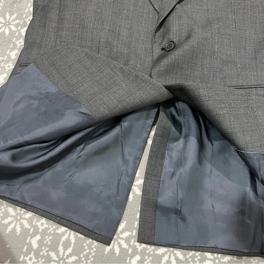 Jos.‎ A. Bank Signature 100% Wool Plaid Blazer Size 38R Smart Casual Preppy